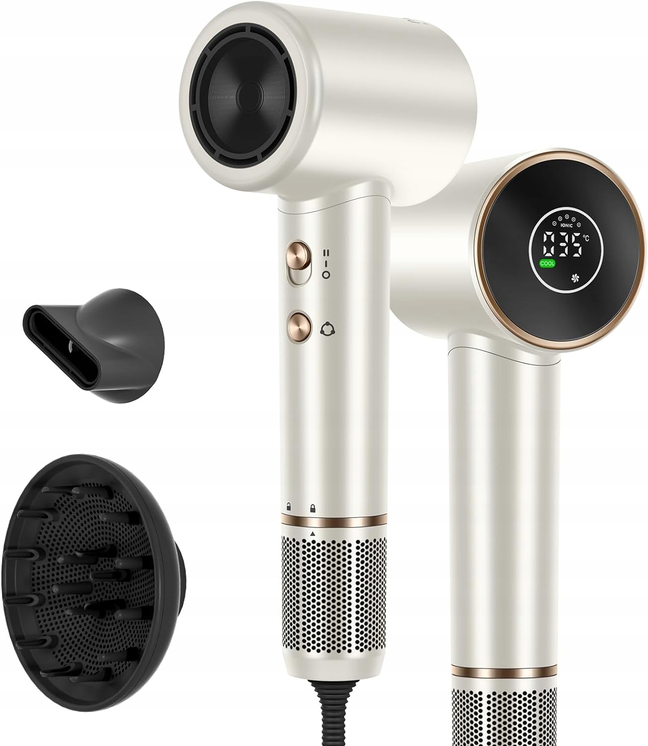 Sušič Vlasov 2V1 Parwin Pro Beauty Tichá Ionizačná Difuzérová Kefa