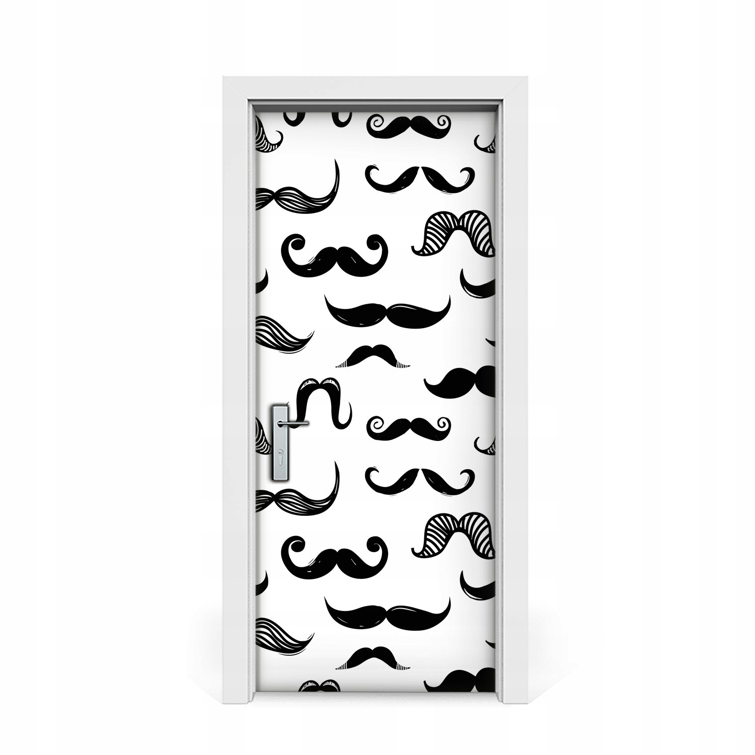 

Naklejka na drzwi okleina Wąsy 85x205