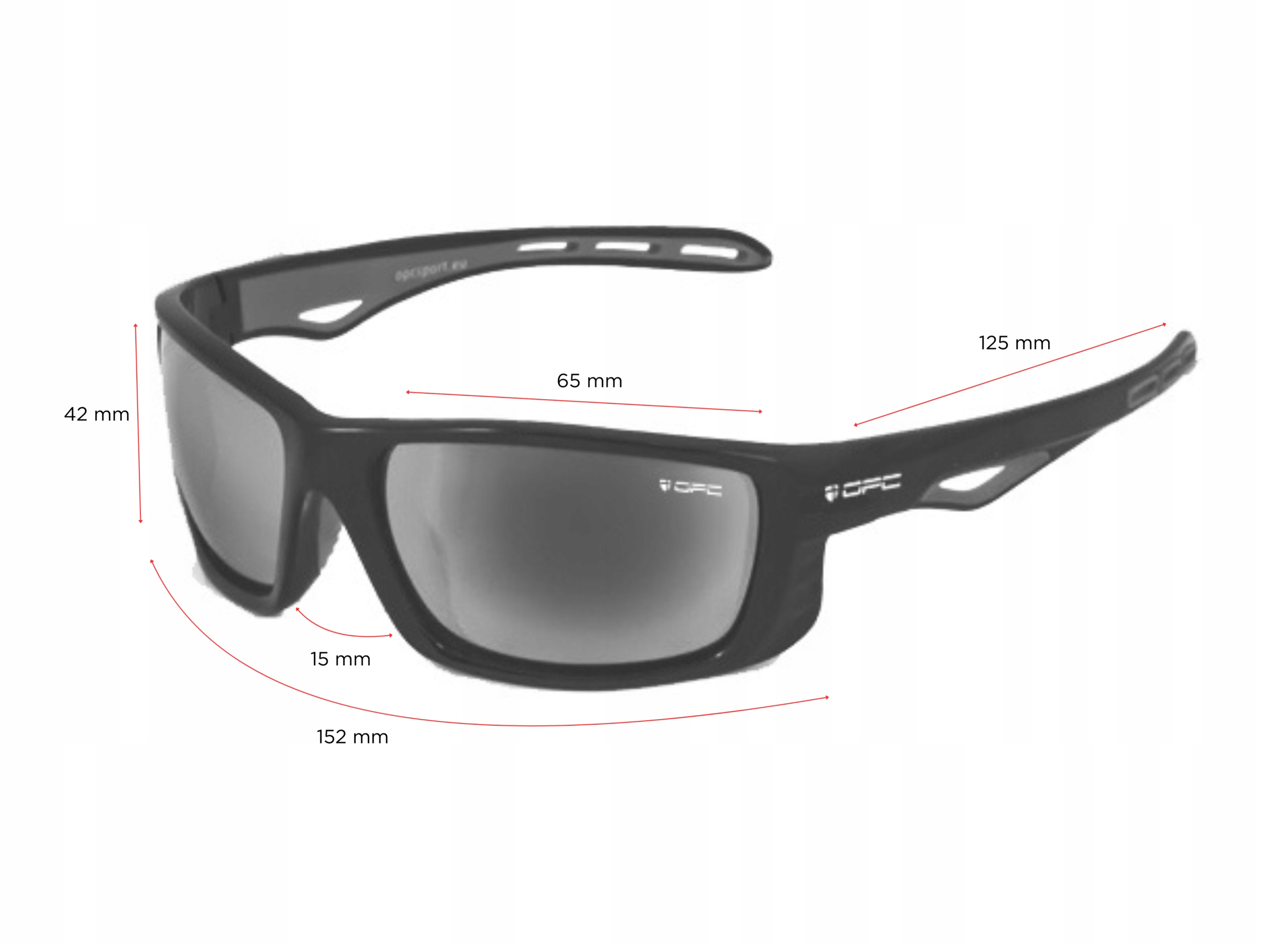 Okulary przeciwsłoneczne OPC SPORT EVEREST Model OPC SPORT EVEREST Matt Black