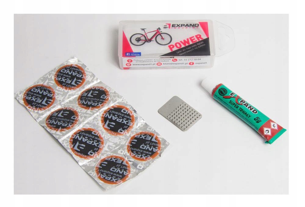 

Łatki i klej do naprawy dętek zestaw naprawczy