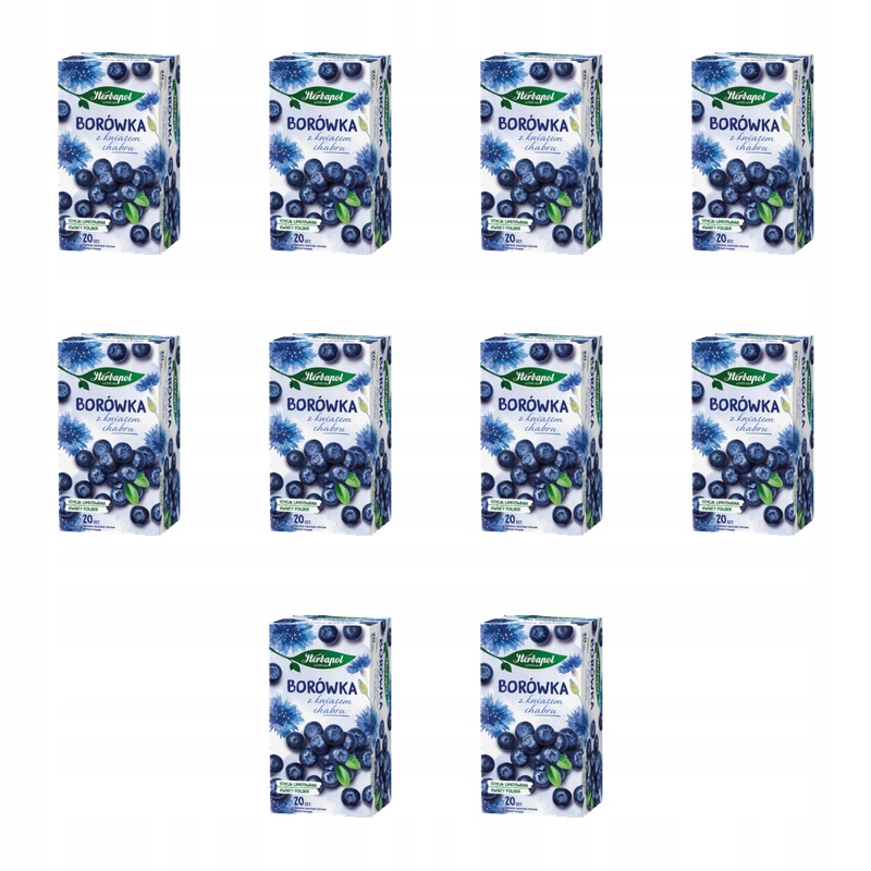 Herbapol Ovocný čaj Borůvka s chrpou 20x2,3 g X10