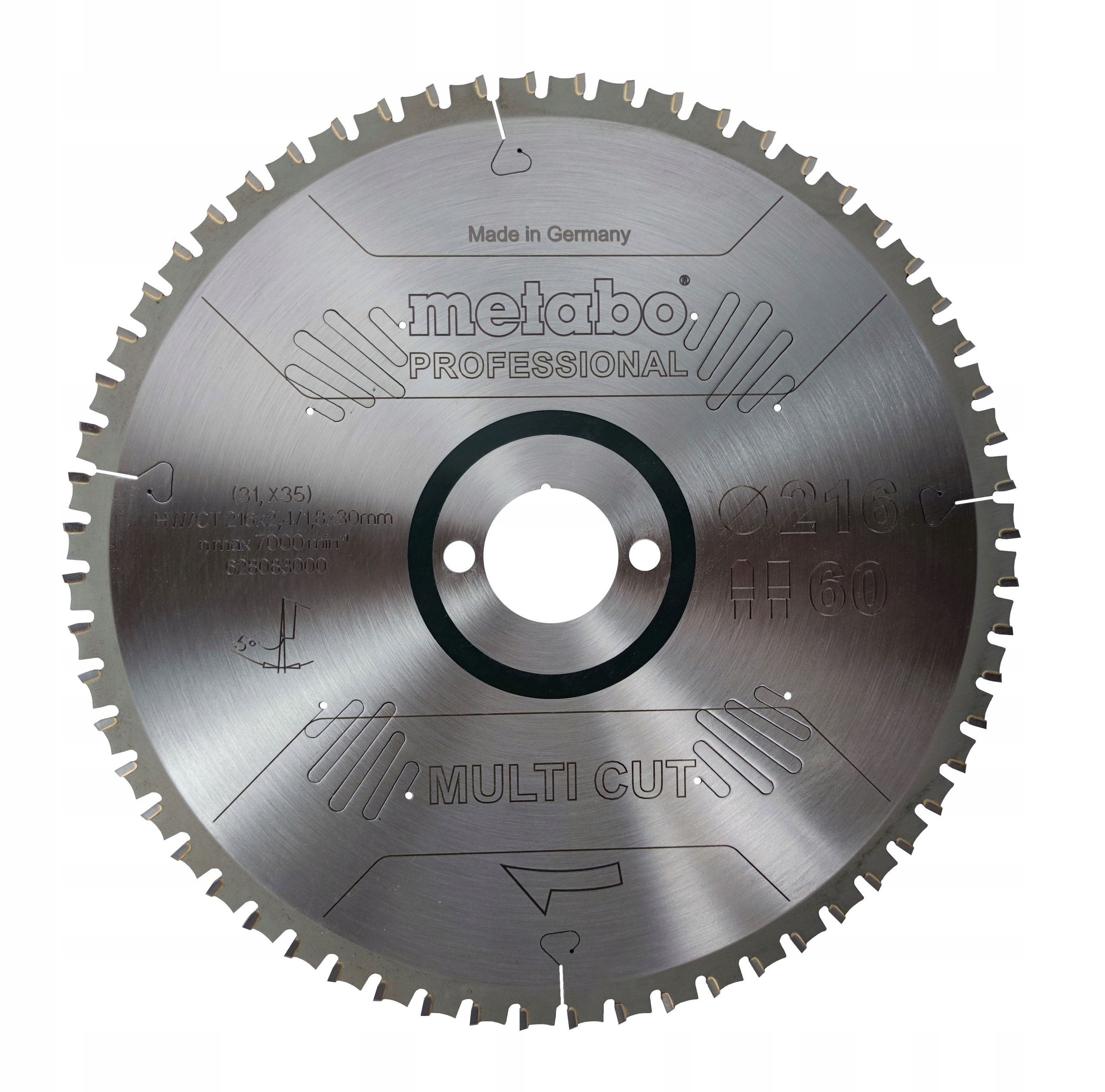 

Metabo piła tarczowa Multi Cut Hw/ct 216X30mm 60z