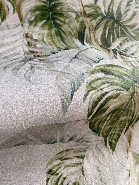 FOTOTAPETA LIŚCIE ROŚLINY 3D do salonu na wymiar Wysokość produktu 10 cm