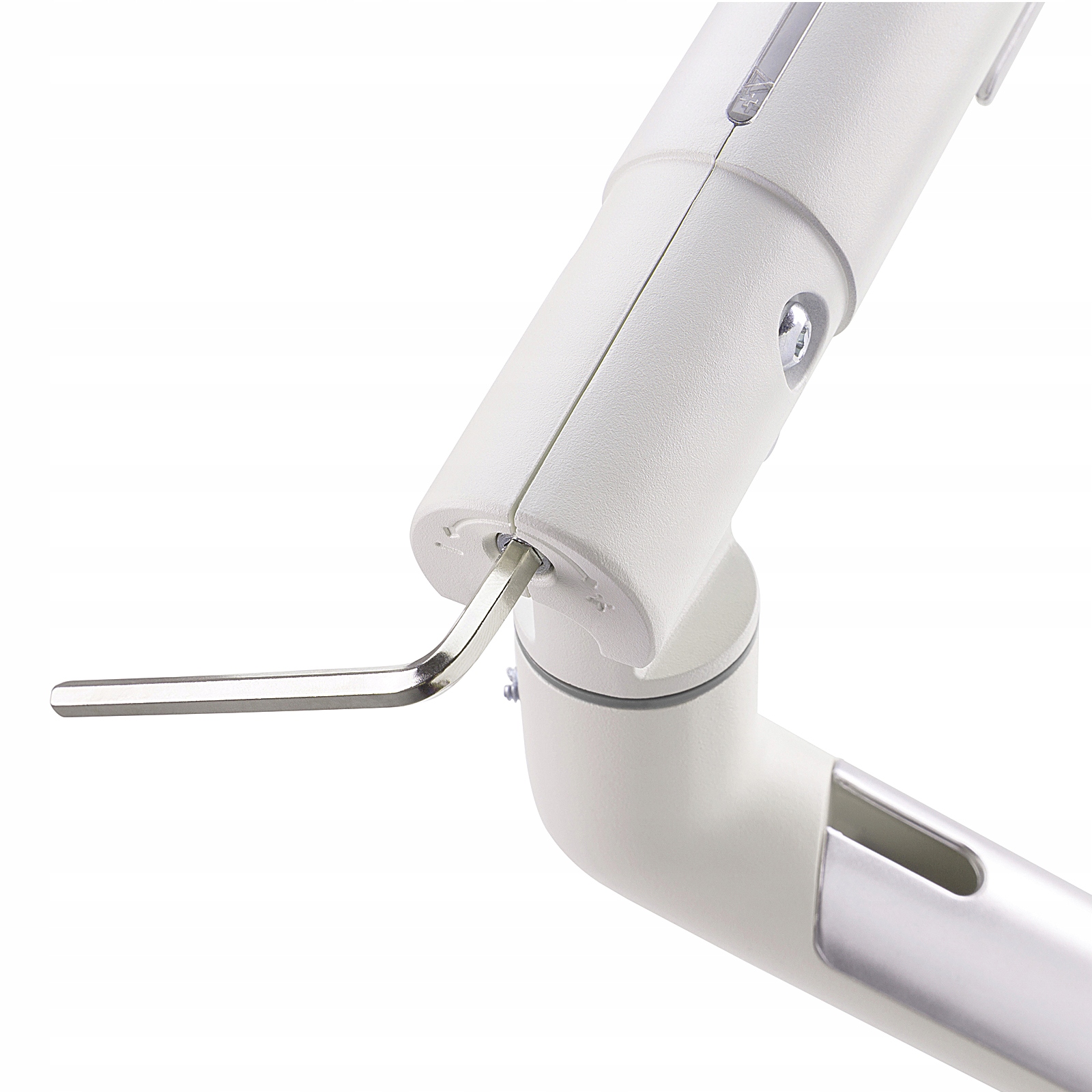 UNIWERSALNY OBROTOWY BIURKOWY UCHWYT NA 2 MONITORY LED LCD 17-32 CALI USB Model L-20GD