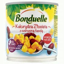 Bonduelle Kukuřice zlatá s červenými fazolemi 212 ml