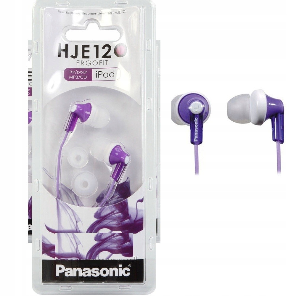 Słuchawki Panasonic RP-HJE120 fioletowe