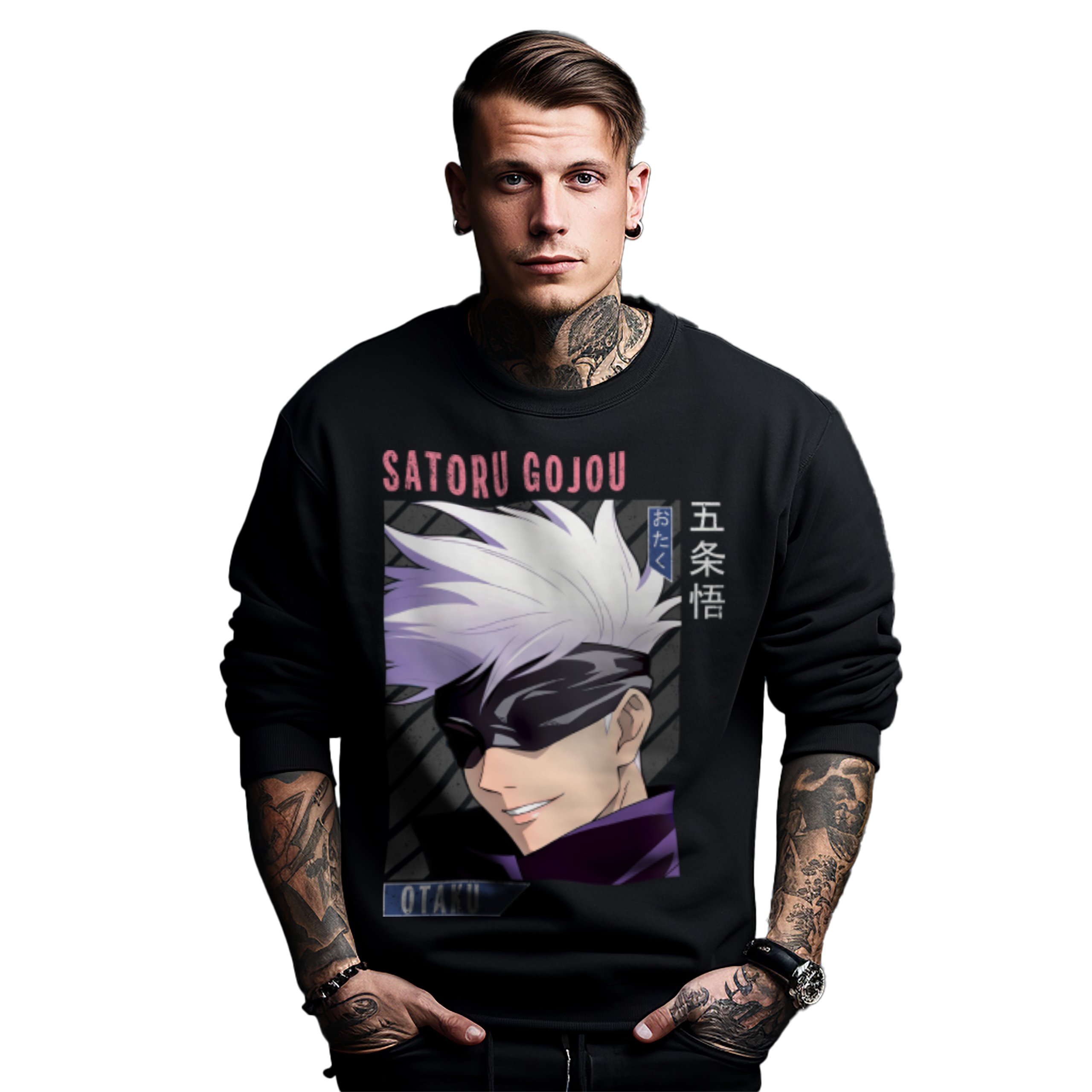 Mikina s potiskem Anime Satoru Gojo.