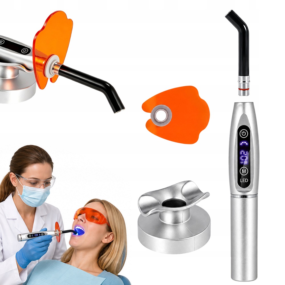 Lampa Polimeryzacyjna 2200MAH| Do Led Lampa Stomatologiczna Tester