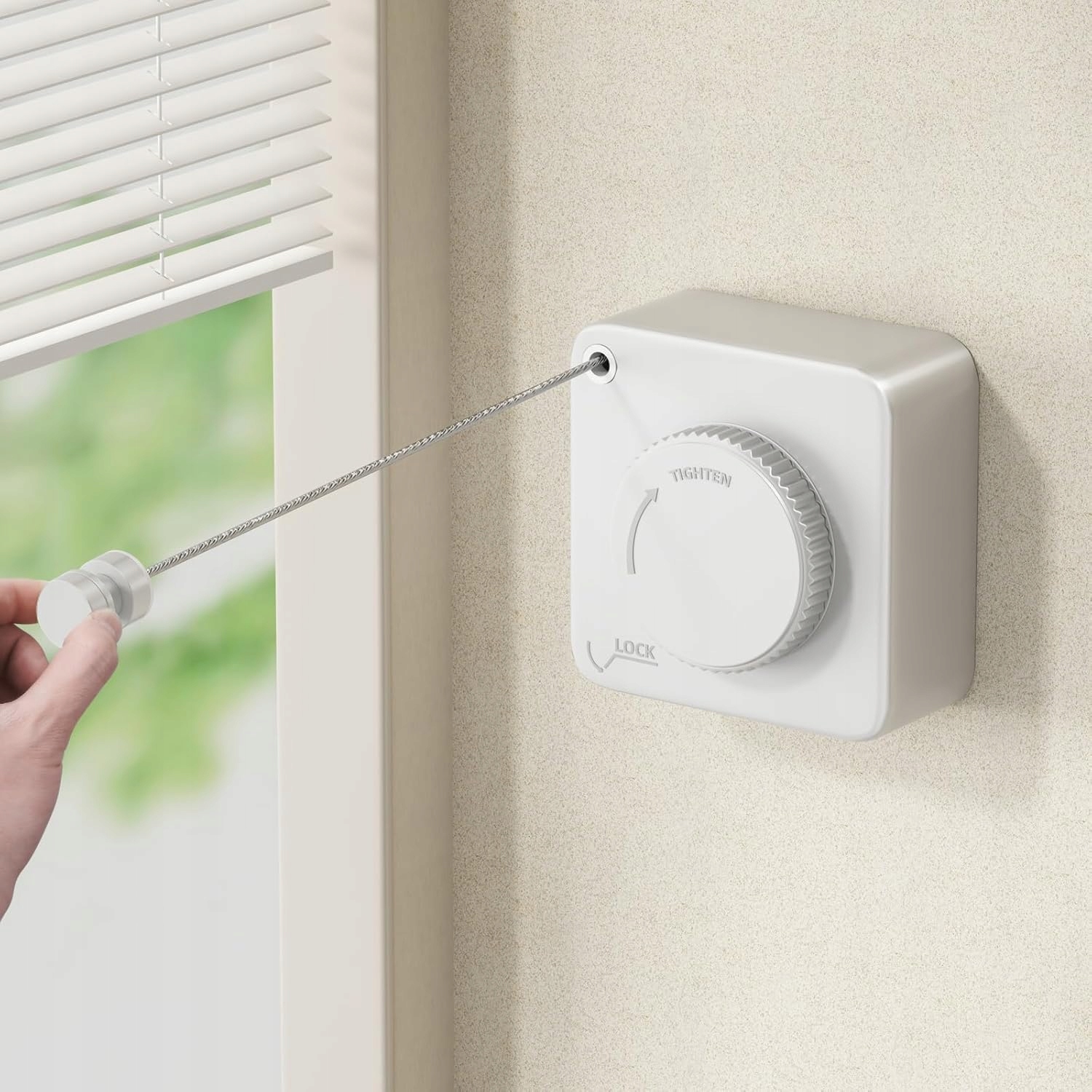 Zatahovací Linie Spodního Prádla Z Nerezové Oceli, Prádelní Lanko Do Koupelny