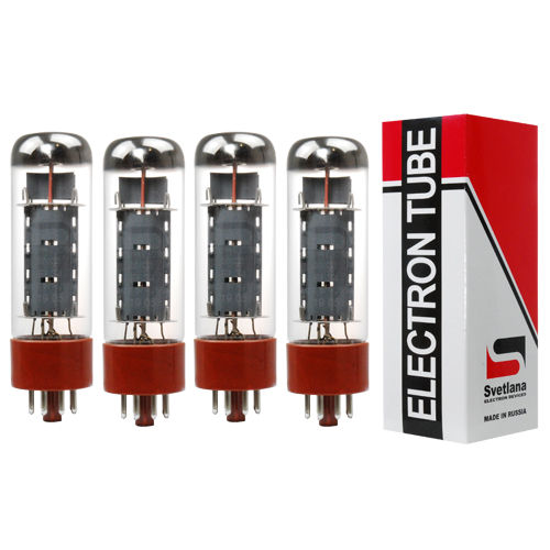 elektrónová lampa EL34 Svetlana (s) 4 ks vybraná štvorcová