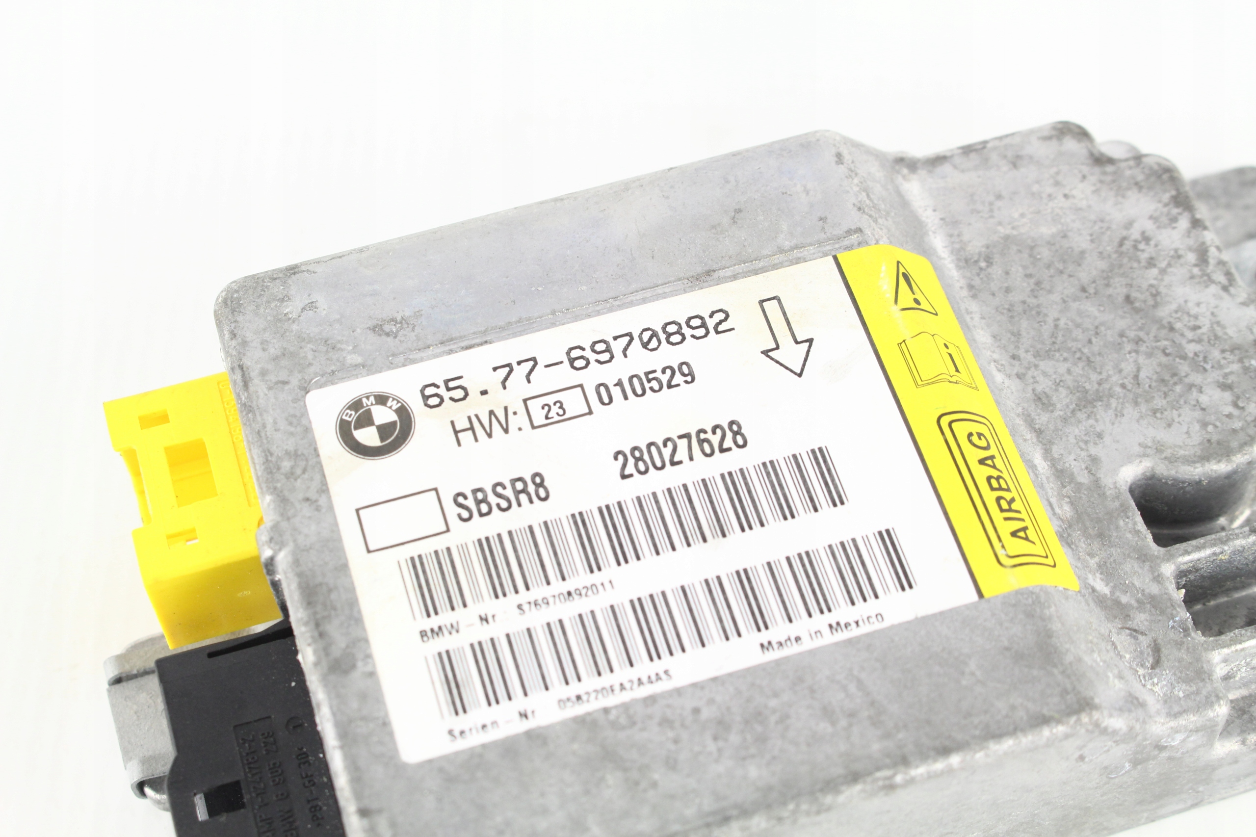 MODUŁ STEROWNIK AIRBAG BMW E65 E66 6970892 01-08 Numer katalogowy części 6970892