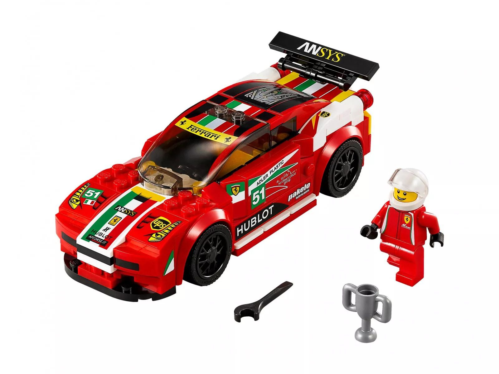 LEGO Speed Champions - 75908 458 Italia GT2 - Nowe (5702015348447