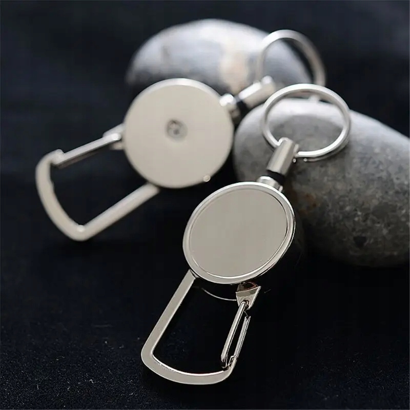 Retractable Key Ring ID Badge Metal Lanyard Name Tag Card Holder Recoil Kod producenta 1-xinhep