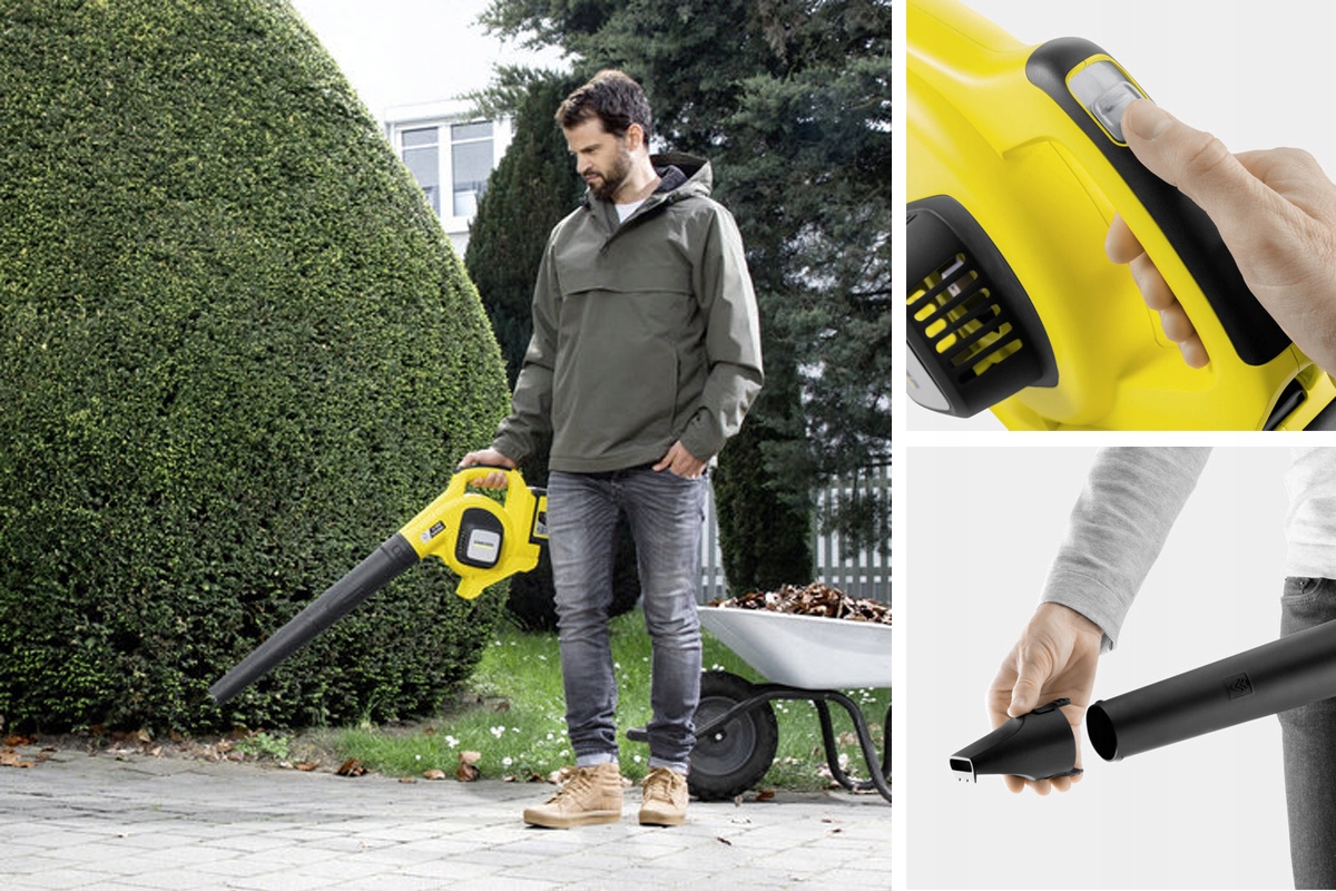 AKUMULATOROWA DMUCHAWA DO LIŚCI KARCHER LBL 4 MAX Wydajność 330 m3/min
