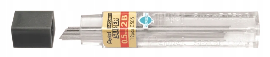 

Wkład do Ołówka Automatycznego Pentel 0,5 2B x12