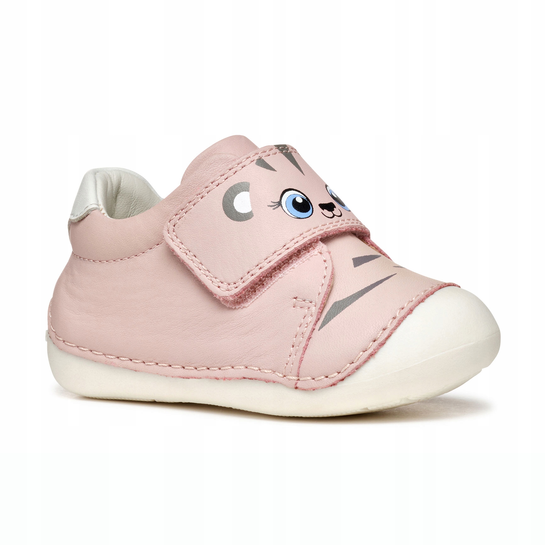Półbuty Dziecięce Do Nauki Chodzenia Geox Tutim Rose/white R.21