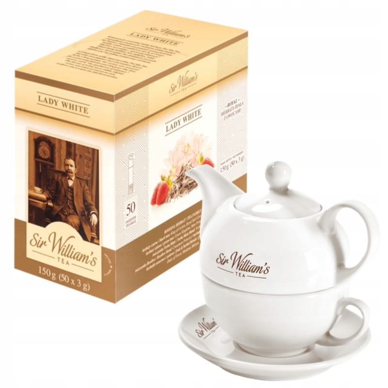 Sir William's Lady White 50x3g i dzbanek Duo