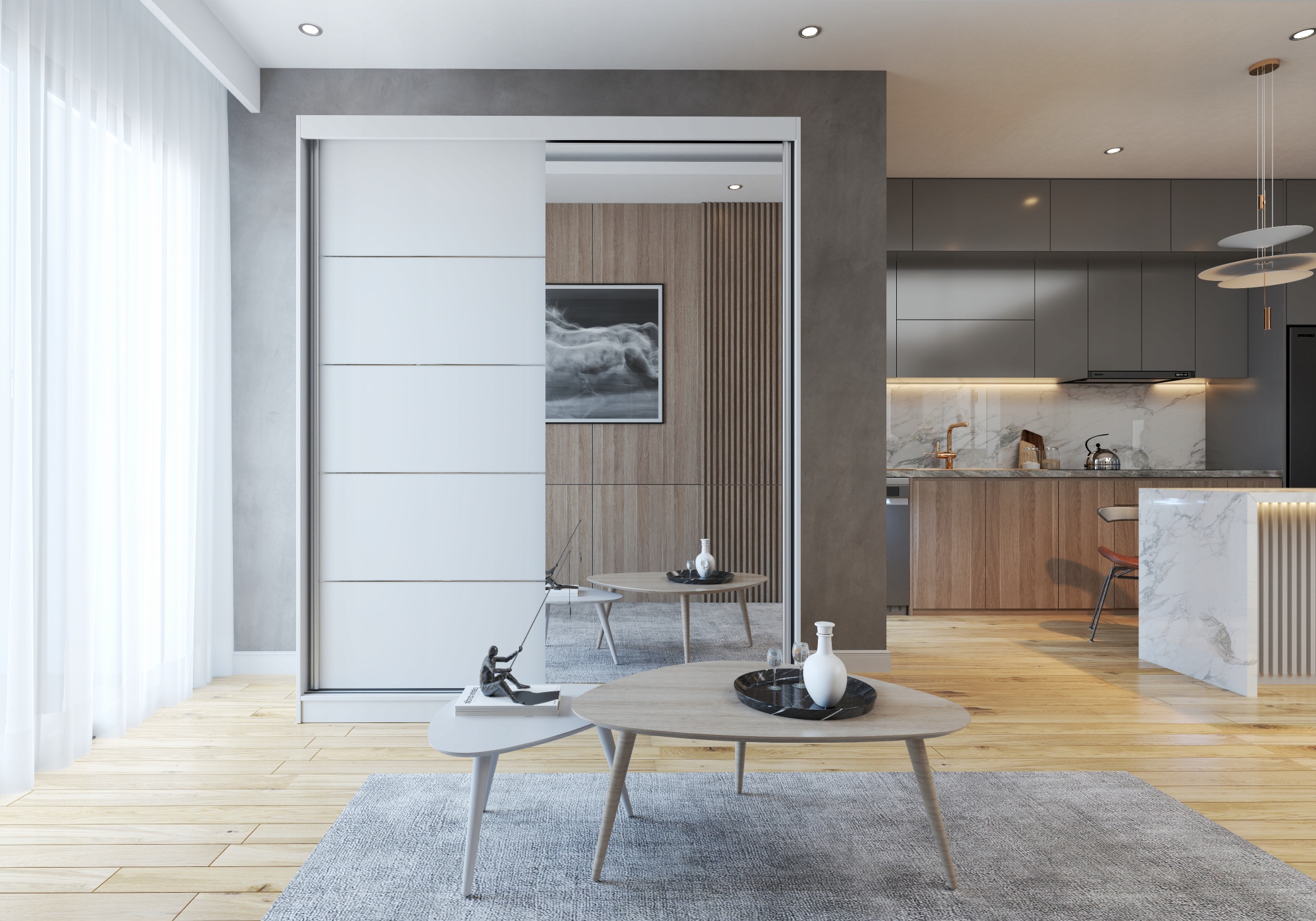 Szafa Przesuwna BONO BIS 05 160 z Lustrem pojemna półki BIAŁY PRODUCENT EAN (GTIN) 5904507680640