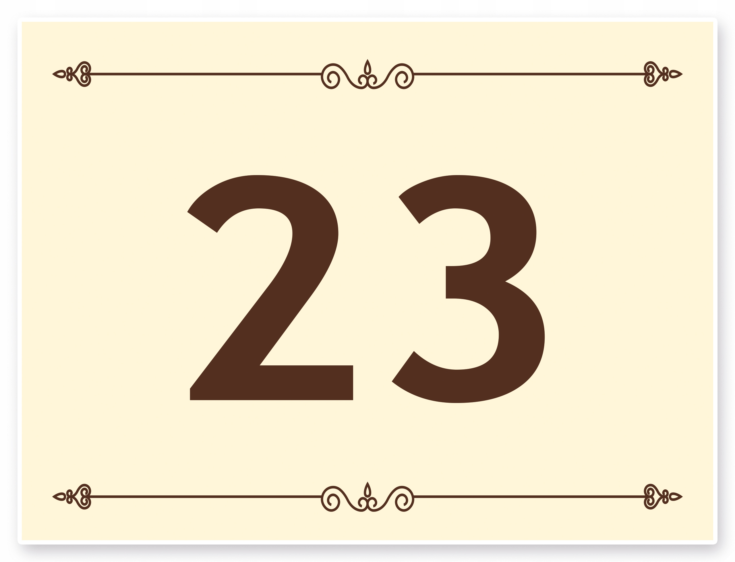 TABLICZKA ADRESOWA z numerem domu tablica 40x30 cm