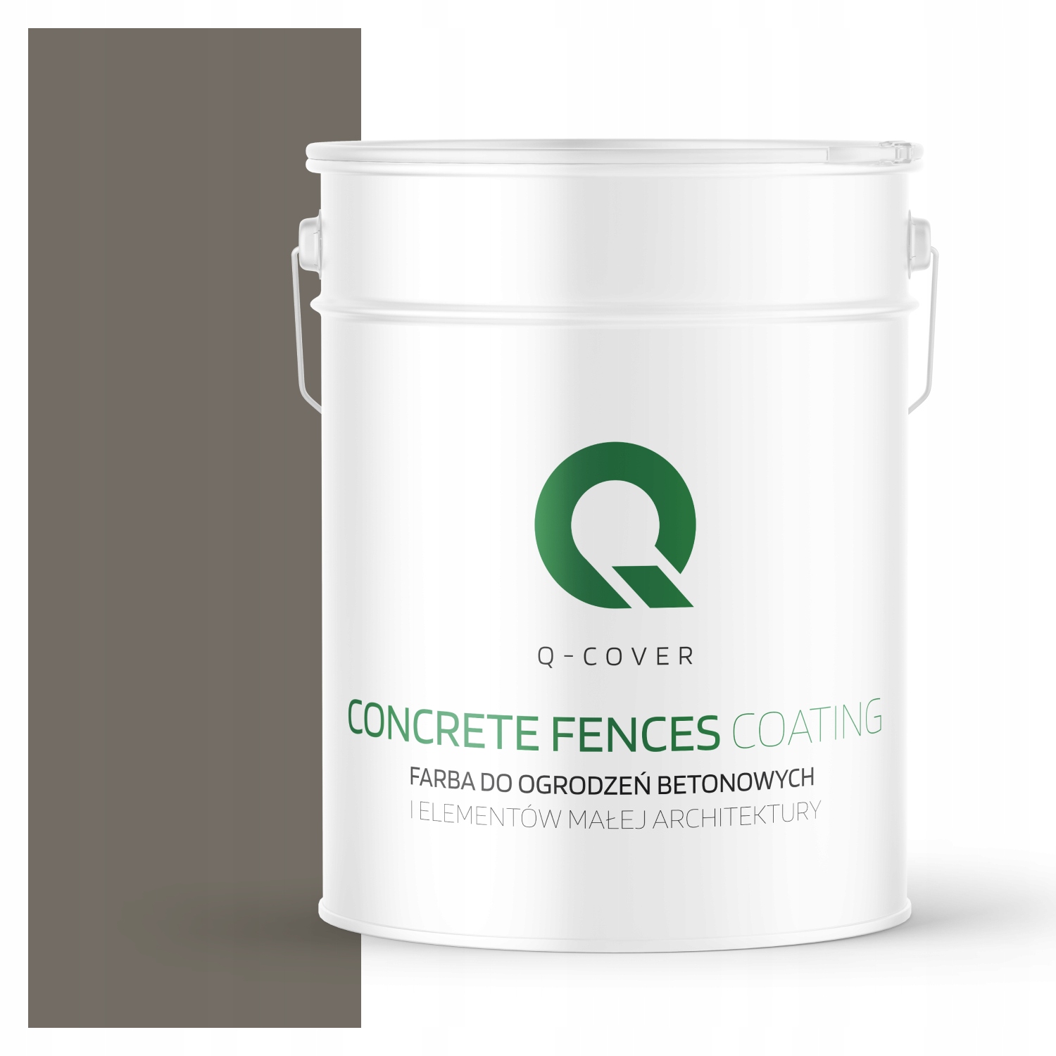 Farba Na Maľovanie Betónových Plotov Farba Šedá Tmavo Teplá F296 10L