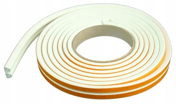 Uszczelka Okienna BIAŁA 9 x 600 x 8 mm do DRZWI i OKIEN