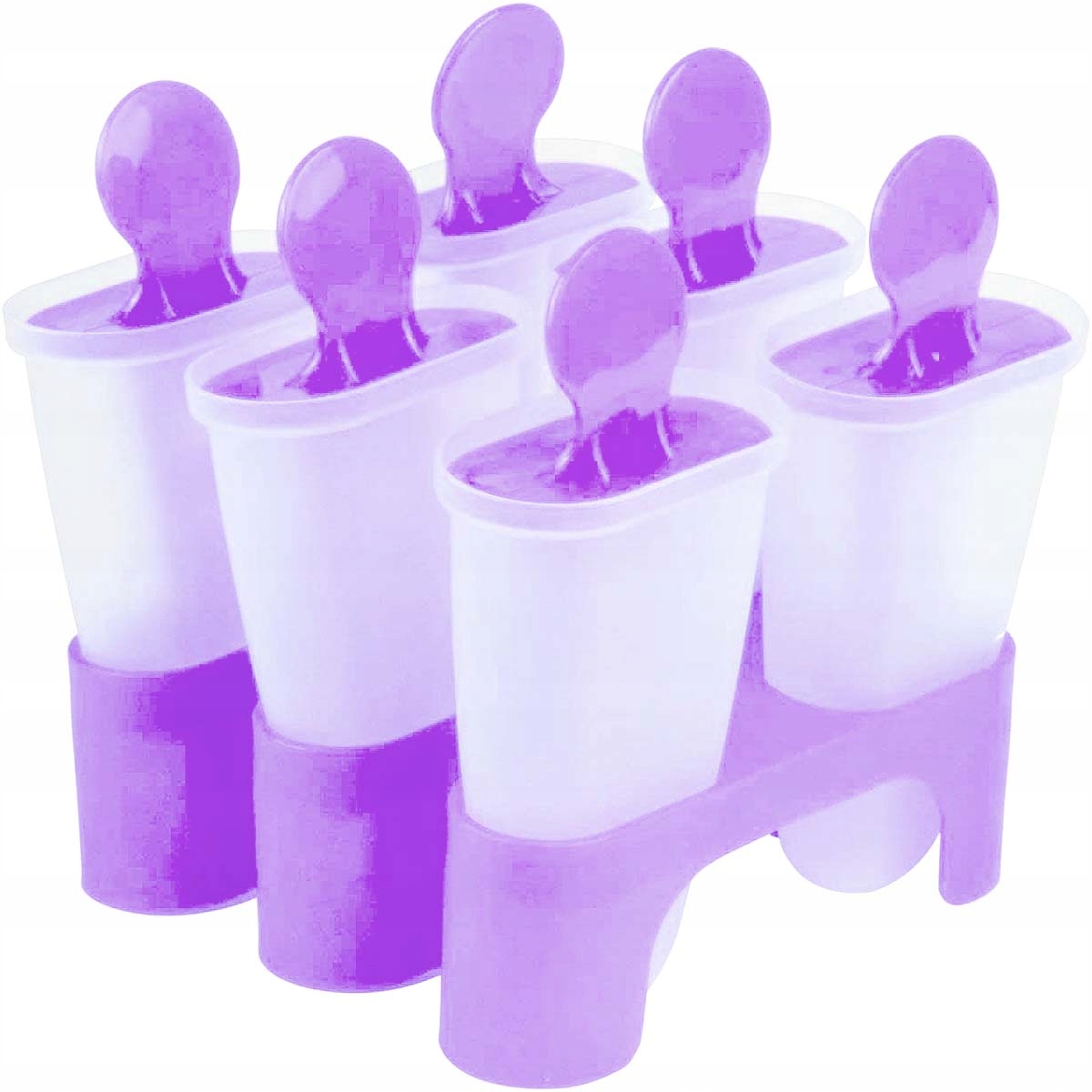 

6x Foremki Do Lodów Na Patyku Lody Formy Stojak 19