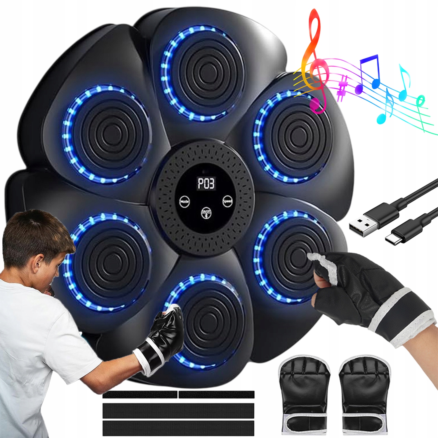 Profesionální Hudební Boxovací Stroj V Tréninkové Boxovací Stěně