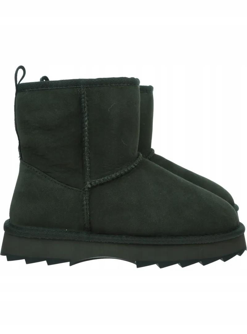 Olivové boty Emu Australia Sharky Mini W12434 Dark Olive/Black 38