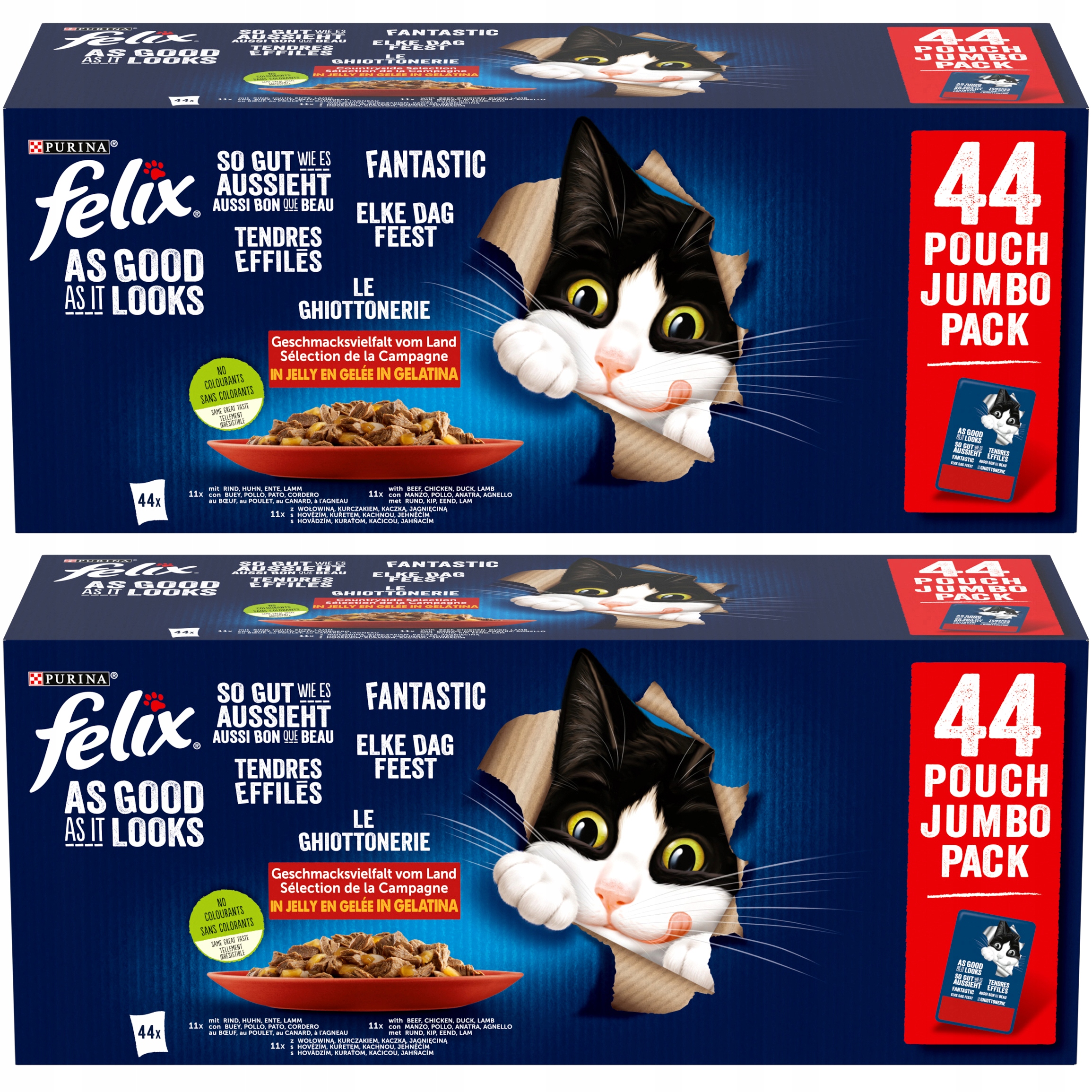 Levně Felix Fantastické Venkovské Příchutě V Želé Sáčky 88x85g