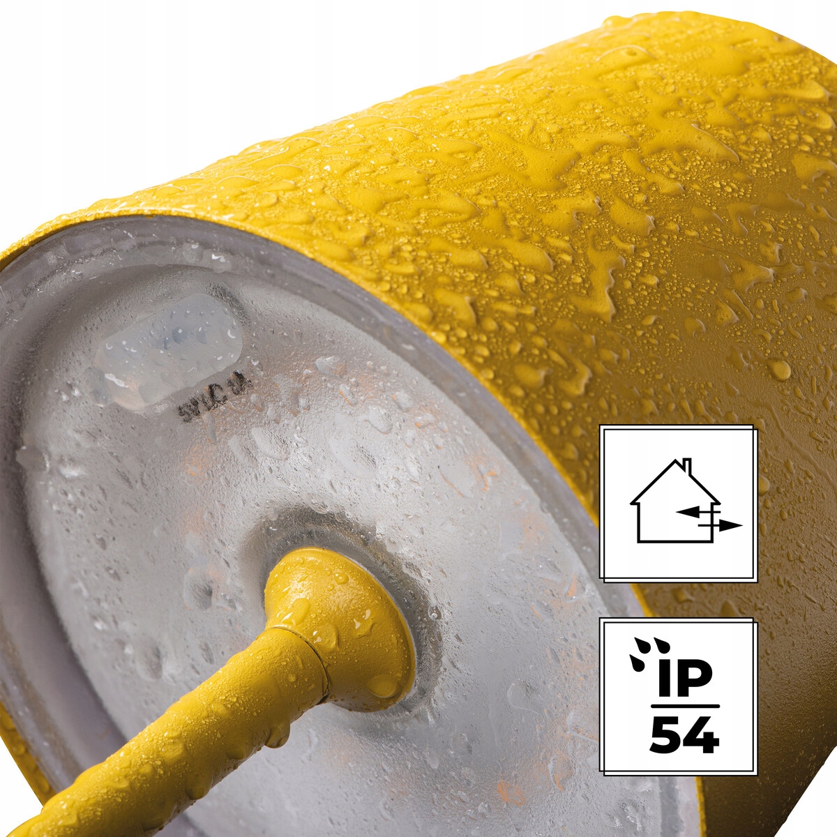 Lampa dotykowa stołowa LED akumul USB IP54 czarna Kolor czarny