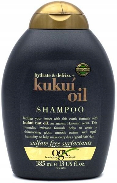 OGX Kukui Oil Hydrate Defrizz Szampon 385ml 4211