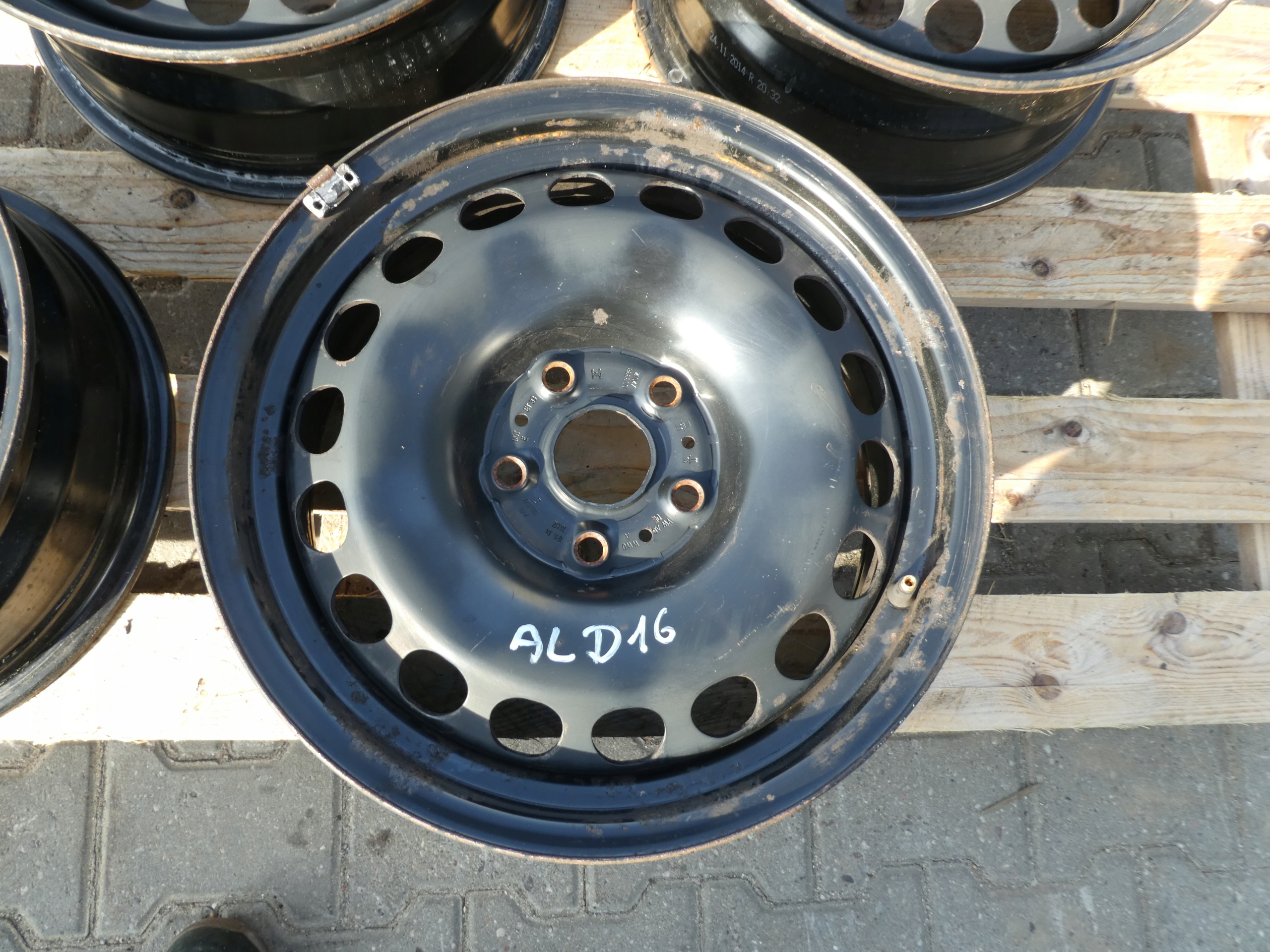4X CERCHI Ferro VW 5x112 16 7N0601027E
