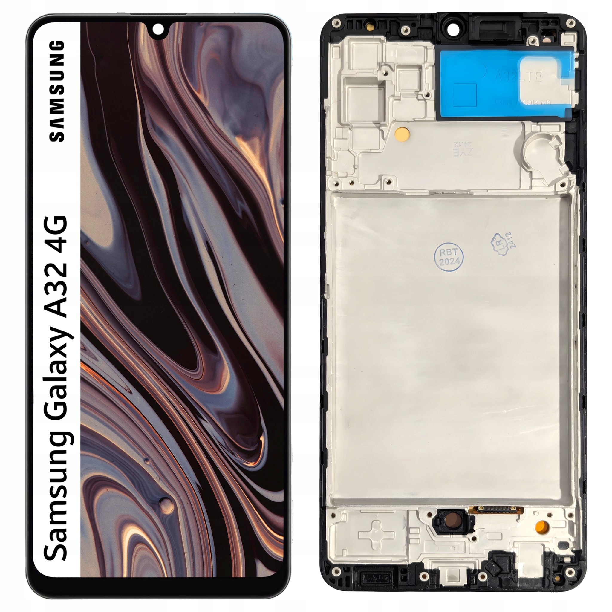 Displej pro Samsung Galaxy A32 4G LCD Oled displej Rámeček SM-A325F Big Size