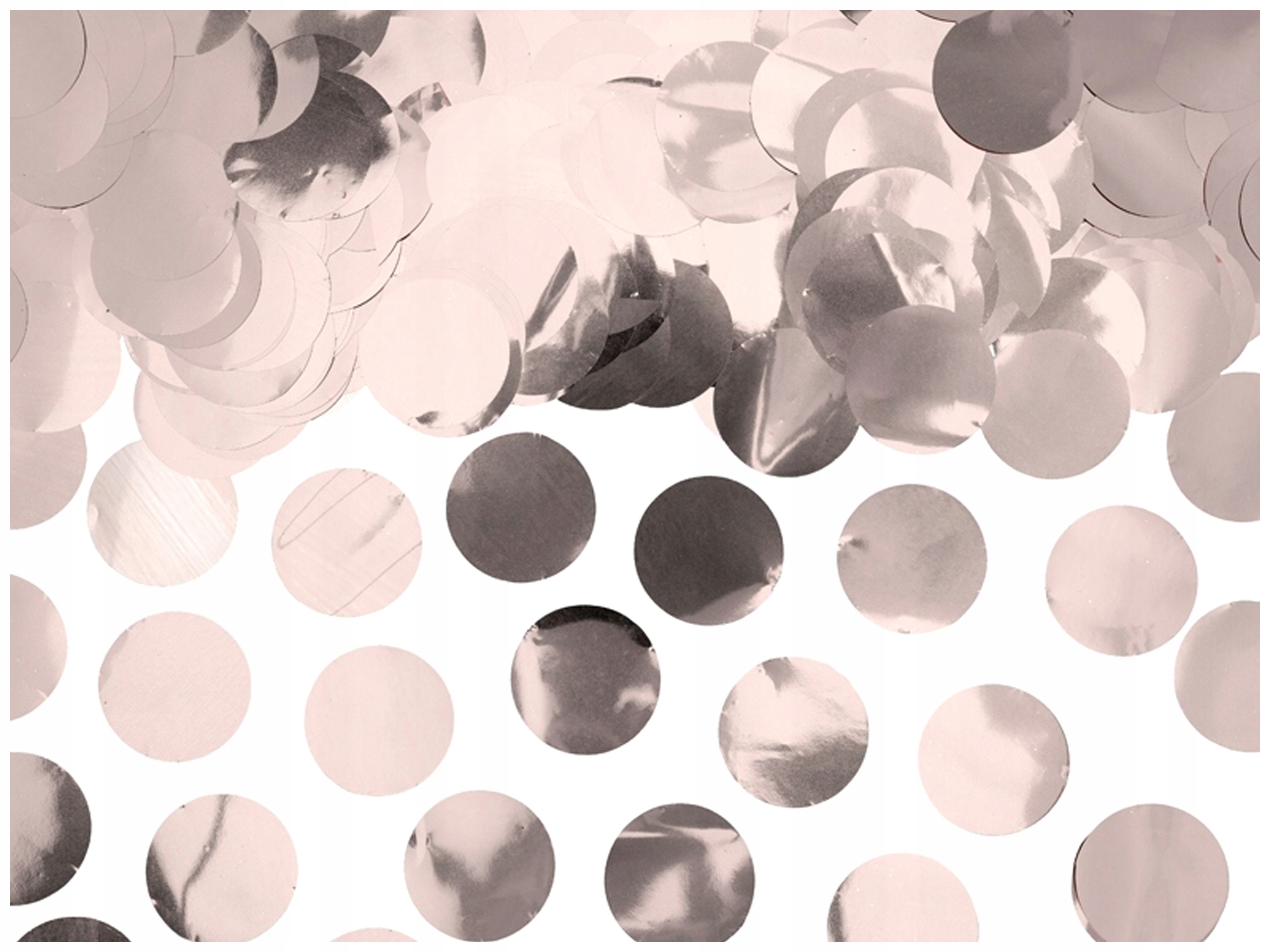 Konfetti Foliowe Kółka Do Balonów Różowe Złoto 15g