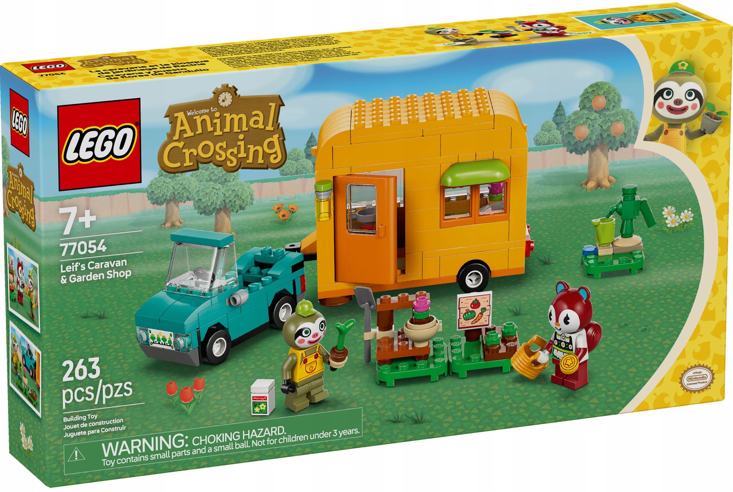 Lego Animal Crossing – Leif A Jeho Karavan A Zahradnický Obchod – 77054