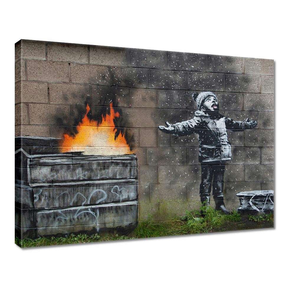 

Obrazy 40x30 Smog śnieg Banksy Grafiti