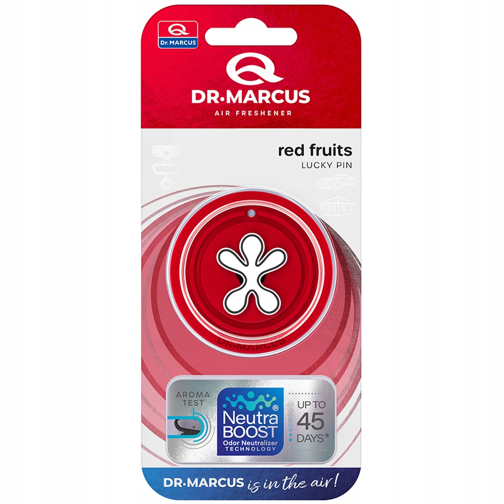Dr. Marcus Lucky Pin zapach do samochodu, Red Fruits