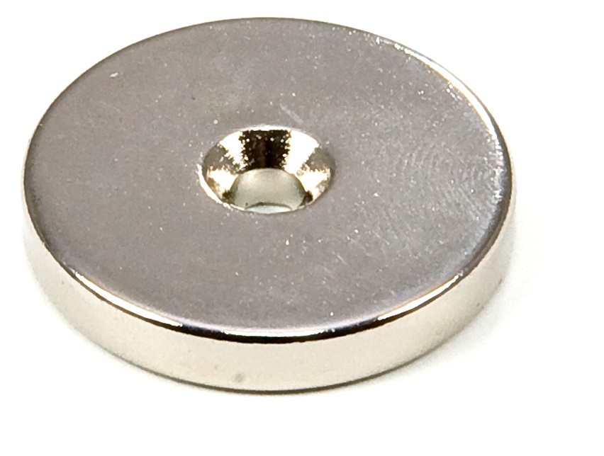 

Magnes Neodymowy 30x7,5/4,5x5 Magnesy Pod Wkręt Mp