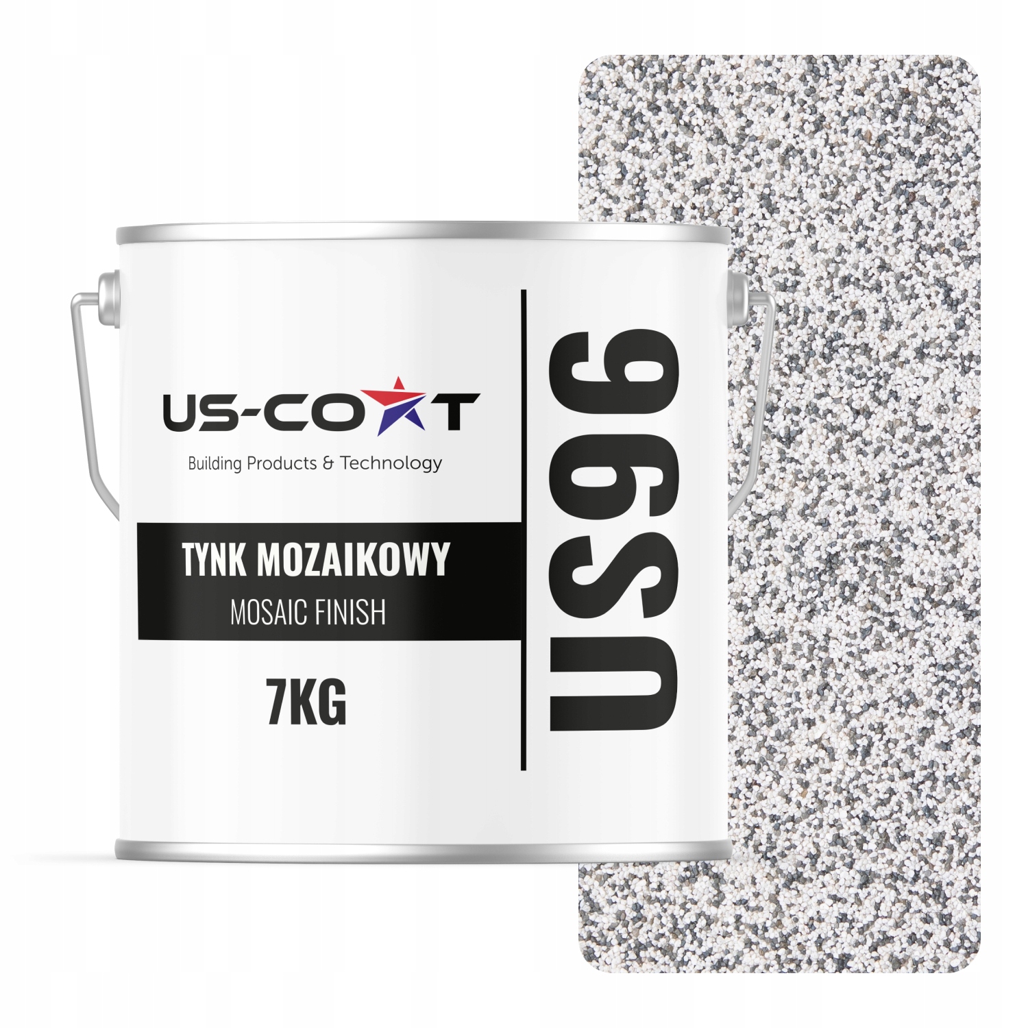 Mozaiková Omítka Mozaika 7 Kg Šedá Světlá M21 Ozdobná Pryskyřičná Fasáda