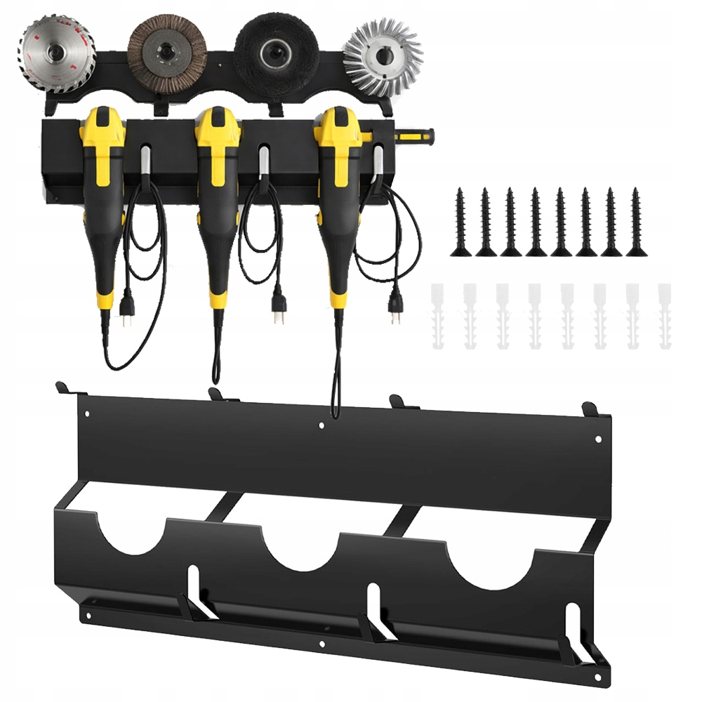 Uchwyt Ścienny Na Szlifierkę kątową Flex Wieszak Półka Mocowanie 3