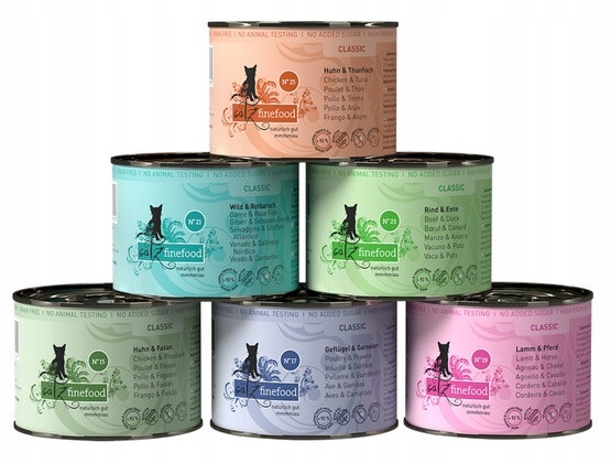 Levně Catz Finefood Classic Collection II konzervy multipack N.15-25 6x200g