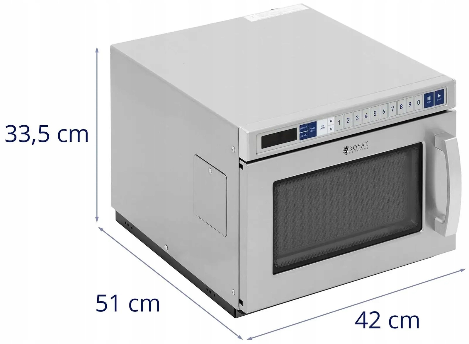 Kuchenka mikrofalowa 3000W 17L 51cm Royal Catering RC-MV-04 10012918