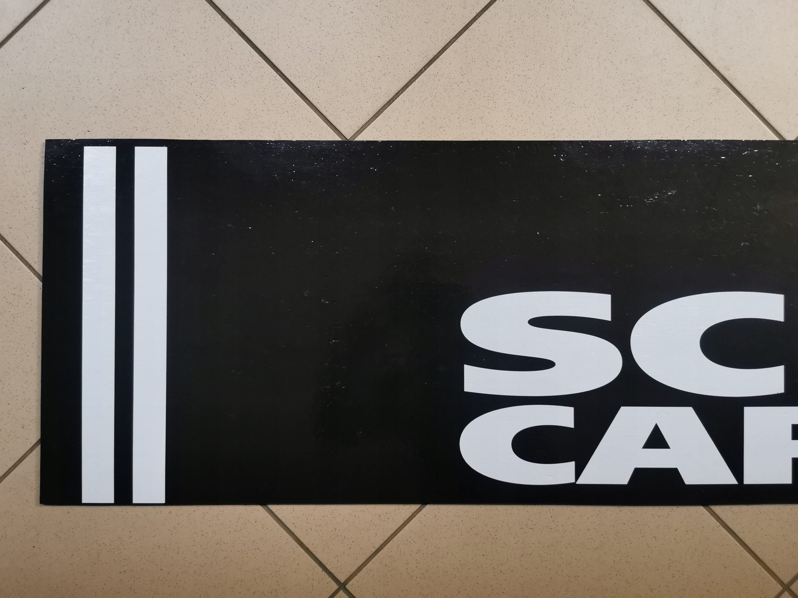 Chlapacz fartuch naczepy przyczepy SCHMITZ czarny Installation side Rear