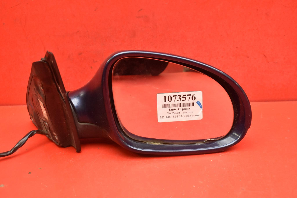 mirror right GRANATOWE EU 010781 VW PASSAT B6 05-10 6 PIN