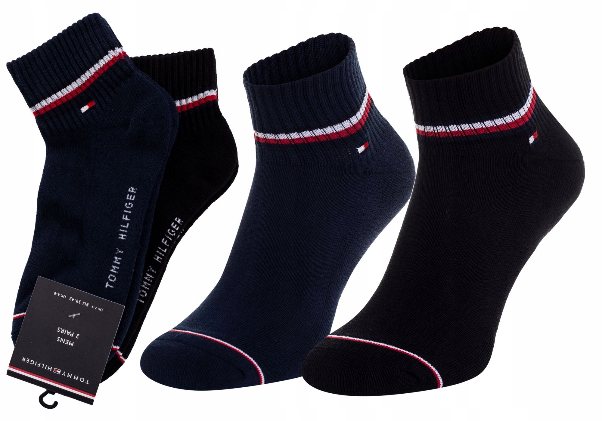 

Tommy Hilfiger Męskie Skarpetki Stopki 2P R: 39-42