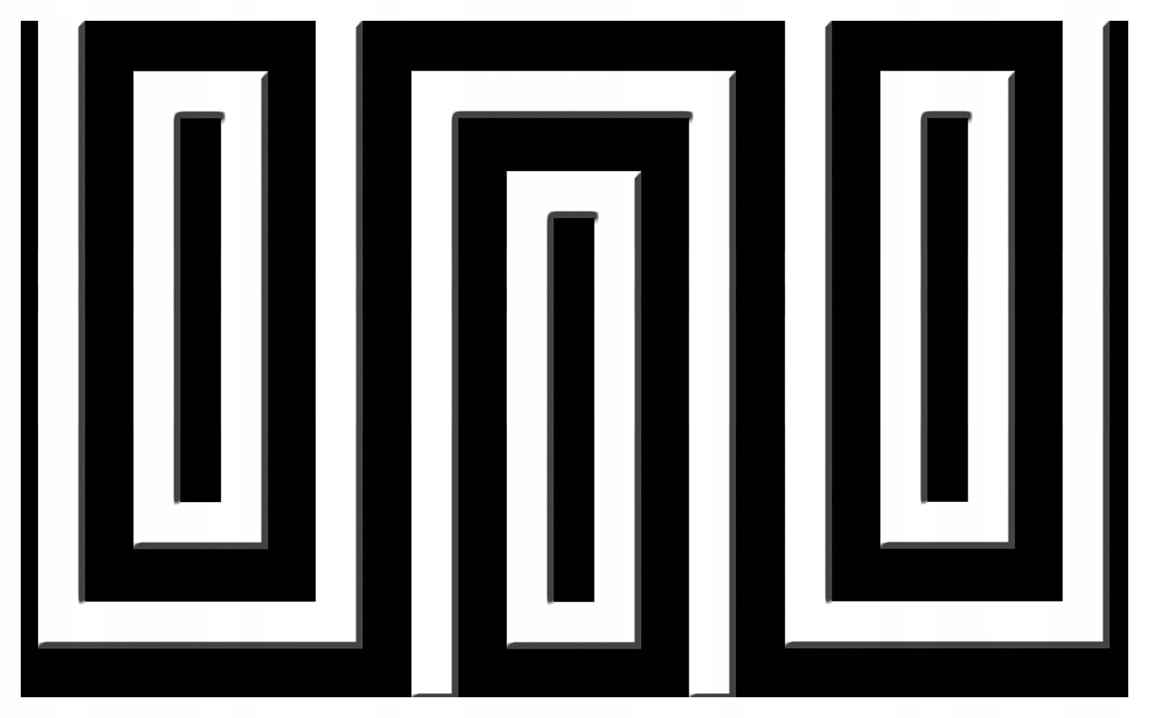 Fototapeta Geometrický labyrint minimalizmus abstrakcia vinyl 254x184 lepidlo