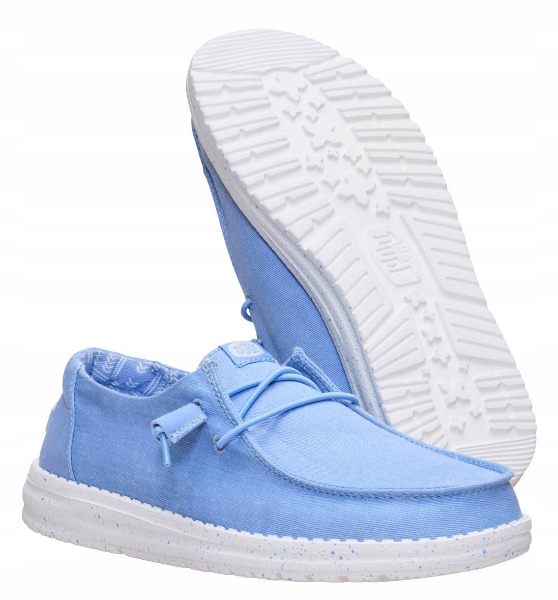HeyDude Wendy Stretch Canvas 40902-4ZJ modré dámské mokasíny W10 41