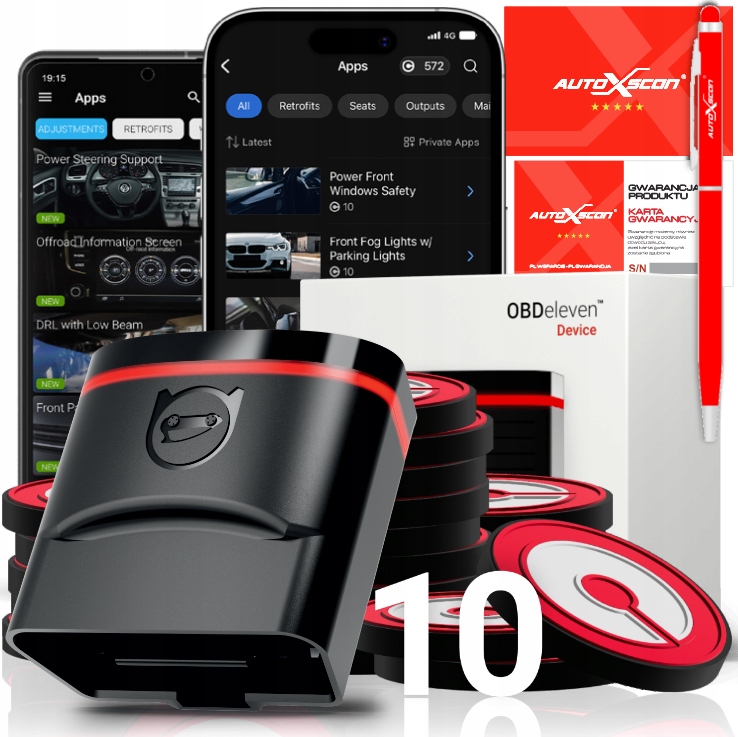 Rozhraní Vag OBDeleven 10 kreditů Next Generation Bt Polský Prodejce