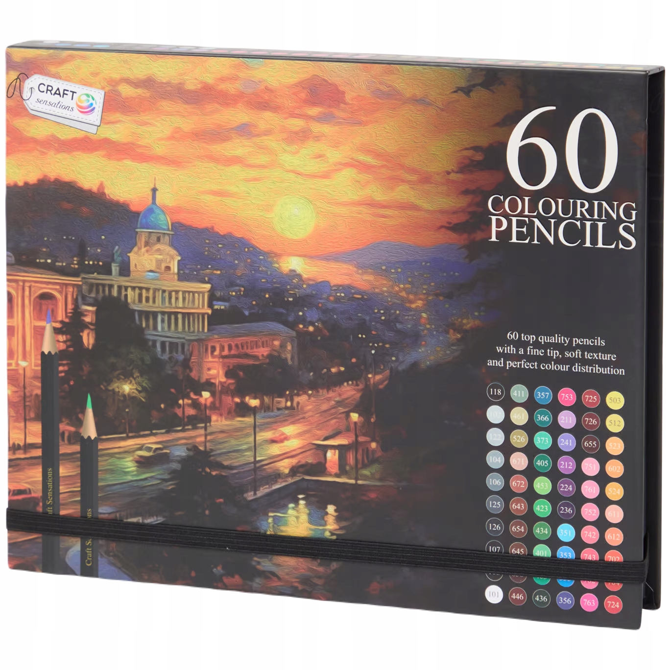 KREDKI PROFESJONALNE OŁÓWKOWE ZESTAW 60 PROFESJONALNYCH KREDEK OŁÓWKOWYCH Kod producenta CR9021