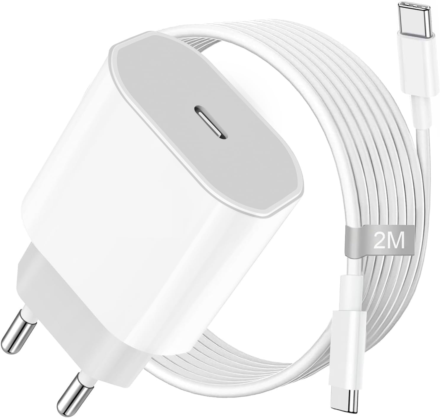 Kabel 2m Ładowarka Sieciowa MFi do Apple iPhone 15 iPhone 16 iPhone 17